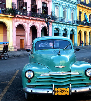 Chevy cars, Cuban car culture, Vintage vehicles, Havana streets HD phone wallpaper
