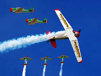 Advertising Planes, cool HD wallpaper