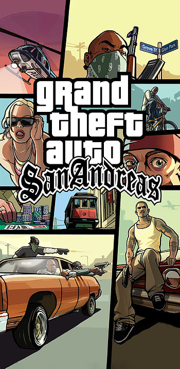 Logo, Grand Theft Auto: San Andreas HD phone wallpaper