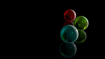 Abstract, Background, Dark, Multicolored, Motley, Glass, Balls HD wallpaper