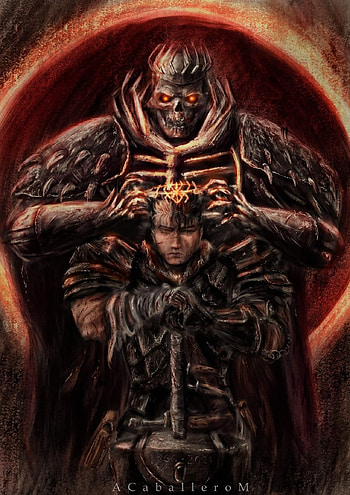 Berserk - Skull Knight, artifact, art HD phone wallpaper