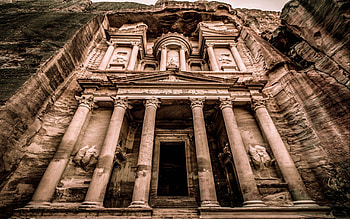 Petra, Breathtaking scenery, Jordan landmarks, Travel backgrounds HD wallpaper