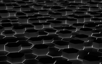 Black Mesh, cgi, abstract, 3d, art HD wallpaper
