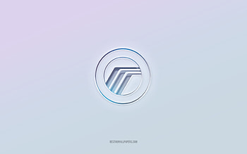 Mercury logo, cut out 3d text, white background, Mercury 3d logo, Mercury emblem, Mercury, embossed logo, Mercury 3d emblem HD wallpaper