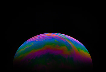 Macro, Divorces, Multicolored, Motley, Surface, Soap Bubble HD wallpaper