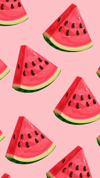 Pink watermelon , Aesthetic summer design, , Artistic vision HD phone wallpaper