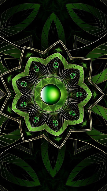 Black And Green, Green, Abstract HD phone wallpaper