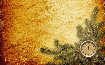 Happy new year, mood, beautiful, nice, holiday, pretty, christmas, branches, happy, clock, lovely, new year HD wallpaper