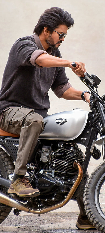 Beast Vijay, motorcycle, motor_vehicle, beastmode, master HD phone wallpaper