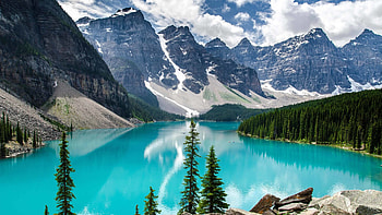 Lake Louise, -perfect backdrop, Awe-inspiring landscapes, Natural beauty HD wallpaper