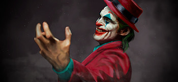 Joker With Cap , joker, superheroes, artwork, artist, artstation HD wallpaper