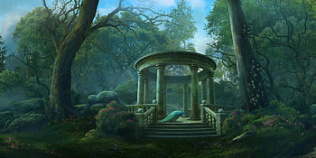 mystery city, society, mystery, garden, c, secret HD wallpaper