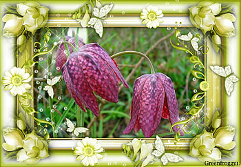 BELLS IN THE WIND, PRETTY, FLOWERS, FRAMED HD wallpaper