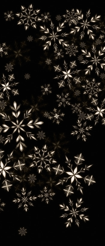 Snowflakes, Gold, Christmas, Snowflake HD phone wallpaper