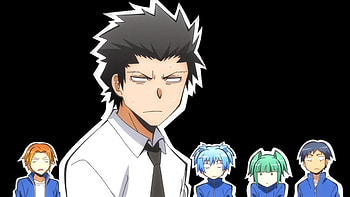 Karasuma-sensei and E-Class - Assassination Classroom HD wallpaper