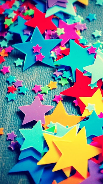 Astic, Colorful Stars HD phone wallpaper