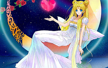 Sailor Moon Background, Moon HD wallpaper