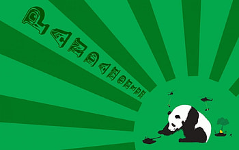 Pandas, abstract HD wallpaper