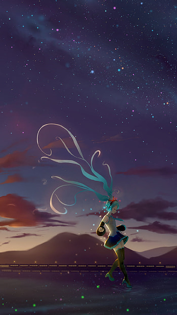 Hatsune Miku, Anime, Vocaloid HD phone wallpaper