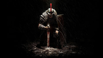 Kneeling knight , Symbolic gesture, Honorable presence, Stoic demeanor HD wallpaper