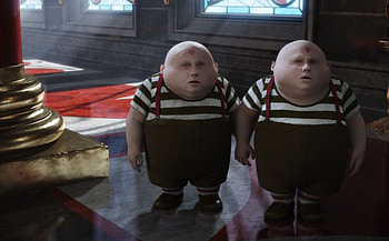 Tweedledee and Tweedledum, Alice in Wonderland (Movie) HD wallpaper