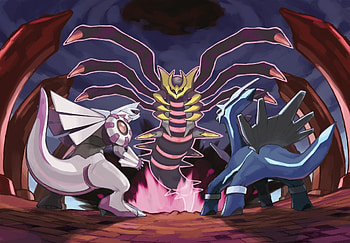 Palkia and Dialga, Giratina HD wallpaper