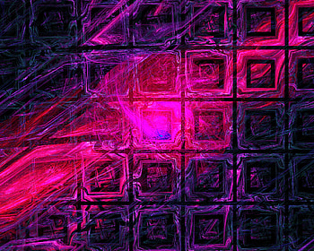 Artistic Square Neon, artistic, square HD wallpaper