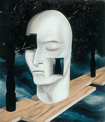 The Face of Genius, Magritte HD phone wallpaper