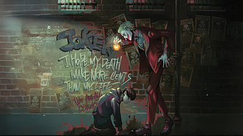 Joker Rise To Infamy, joker, supervillain, superheroes, artwork, digital-art, pixiv HD wallpaper
