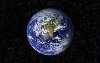 Universe, Stars, Earth, Land, Planet HD wallpaper