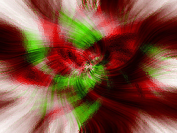 3d, abstract, green, red HD wallpaper