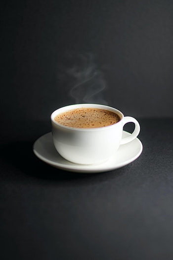 Food, Coffee, Cup, Foam, Meerschaum, Drink, Beverage, Steam HD phone wallpaper