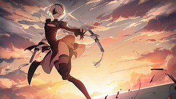 Nier Automata Artwork , nier-automata, games, artist, artwork, digital-art, artstation HD wallpaper