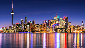 Toronto Skyline, Skyscrapers, Cityscape HD wallpaper