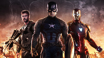 Captain America, Iron Man, Thor, Avengers HD wallpaper