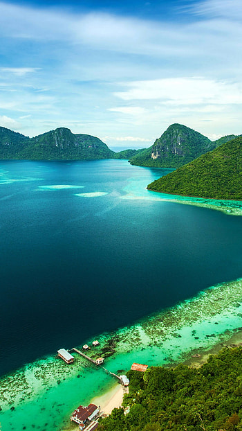 Malaysia Travels, Tropical Island, Sea Scenery HD phone wallpaper