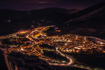 City Lights, Cities, View From Above, Night City HD wallpaper