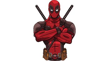 Art, marvel, superhero, deadpool HD wallpaper