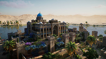 Assassin's Creed Mirage — Oasis Citadel, Assassin's Creed, video game, Assassin's Creed Mirage HD wallpaper