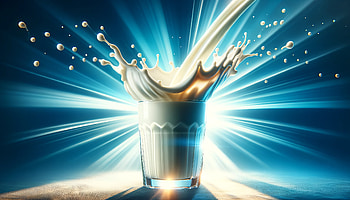 An Epic Glass of Milk, food, milk, splash, glass, light HD wallpaper