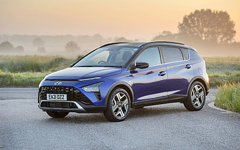 2021, Hyundai Bayon, , exterior, front view, UK version, new blue Bayon, compact crossover, Korean cars, Hyundai HD wallpaper