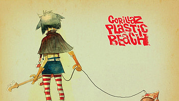 Gorillaz , Jamie Hewlett artwork, Noodle illustration, quality HD wallpaper
