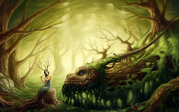Celtic Fantasy Music - The Dragon Charmer ( Beautiful Violin ) HD wallpaper