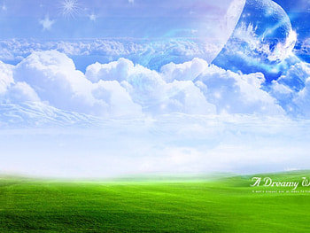 Dream world, nature, people HD wallpaper