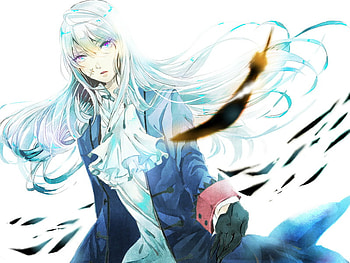 Prussia, feather, scar, hair, long HD wallpaper