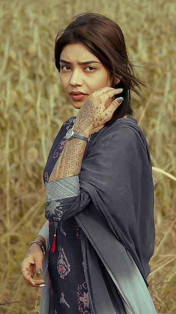 Vishwa Rathod, tiktok girl, inked HD phone wallpaper