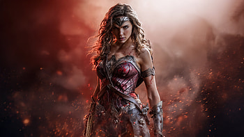 Diana Prince Amazonian Legend, wonder-woman, superheroes, artwork, art, digital-art, ai HD wallpaper
