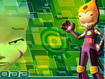 Odd, purple, stuff, blah, green HD wallpaper