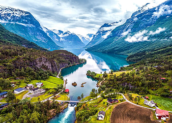 Norwegian Fjords, Travels, Norway, Trip HD wallpaper