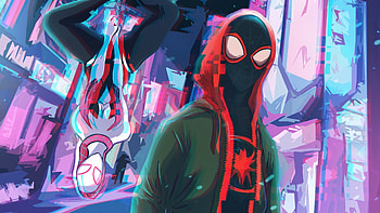Spiderman Into The Spiderverse, spiderman-into-the-spider-verse, spiderman, superheroes, artist, artwork, digital-art, artstation HD wallpaper